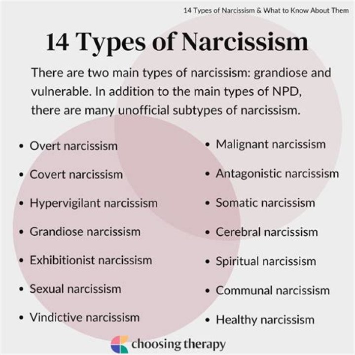 What is the psychological definition of narcissism?