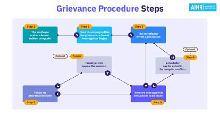 What is the purpose of a grievance hearing?