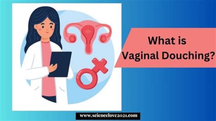 What is the purpose of douching?