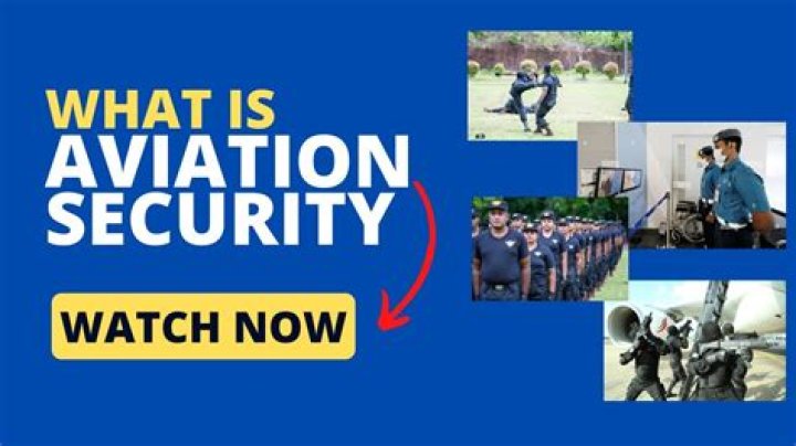 What is the role of aviation security?