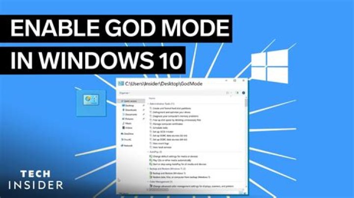 What is Window 10 God Mode?