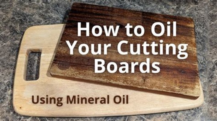 What kind of oil do you use on a cutting board?