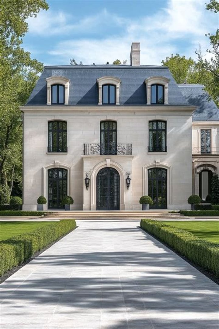 What makes a French style house?