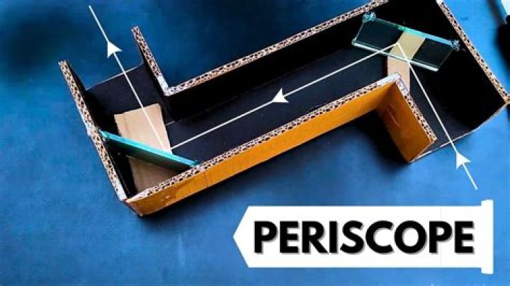 What materials do you need to make a periscope for kids?