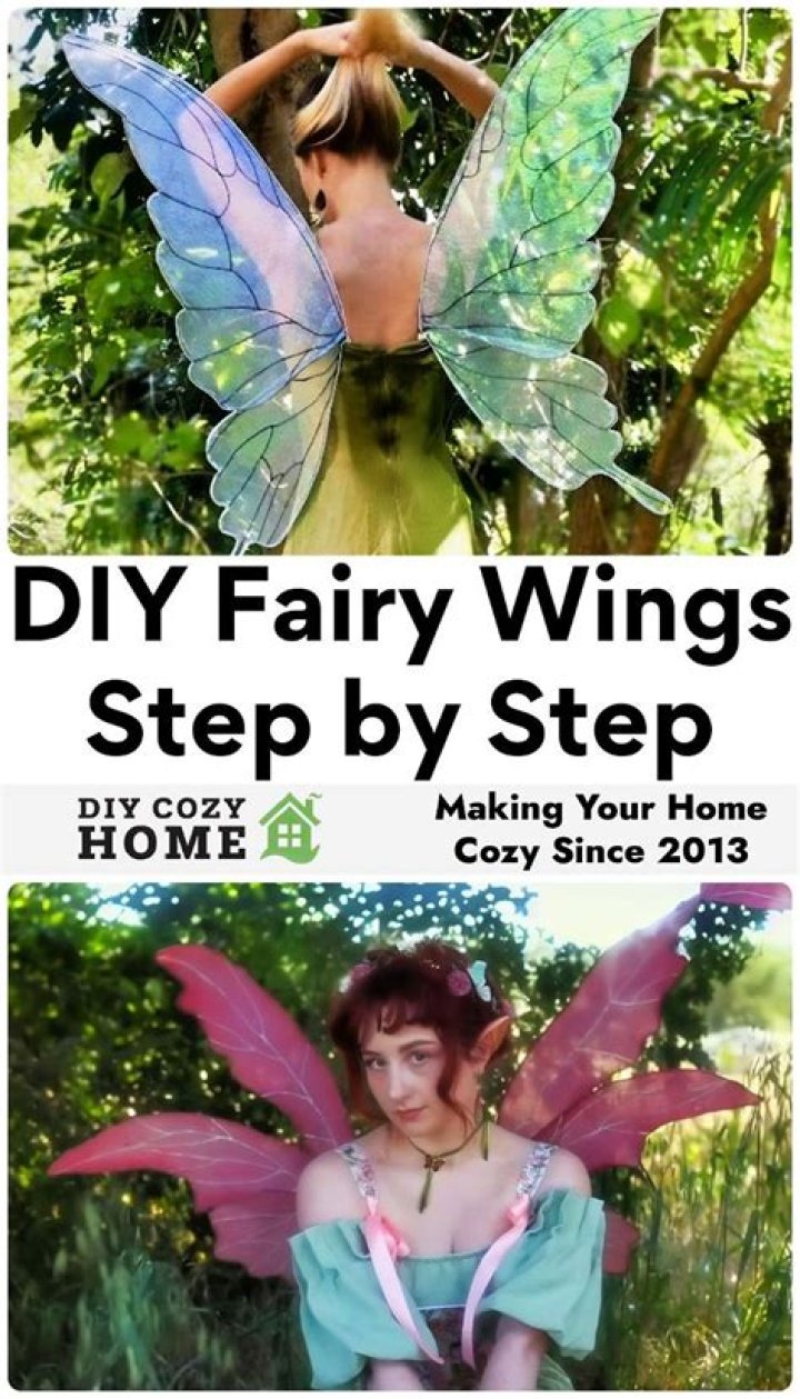 What materials do you need to make fairy wings?