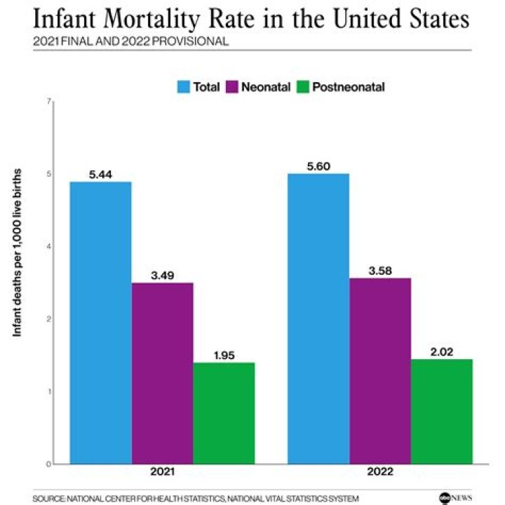 What was the infant mortality rate in 2010?