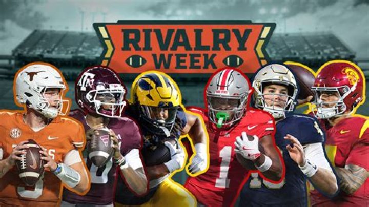 What week is rivalry week in college football?