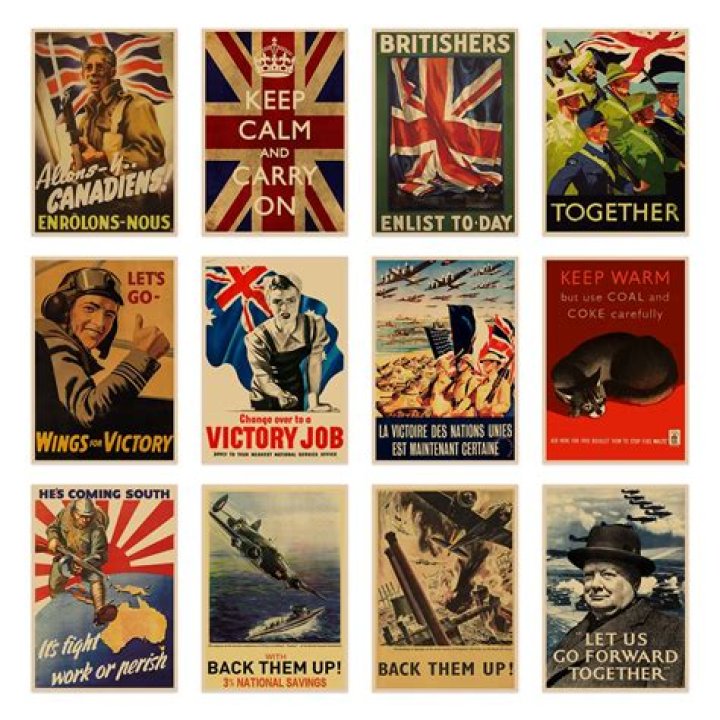 What were some of the popular slogans in Britain during World war II?
