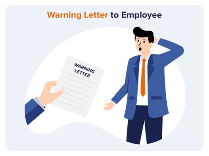 When can an employer give a written warning?