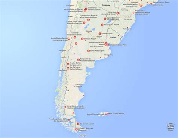Where are the main airports in Argentina?