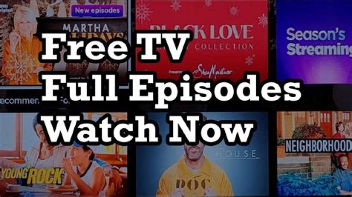 Where can I watch full episodes for free?