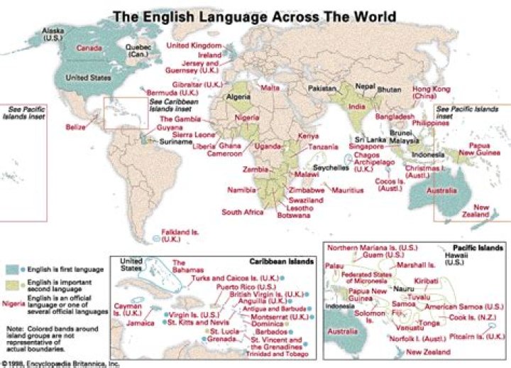 Where did the English language spread?