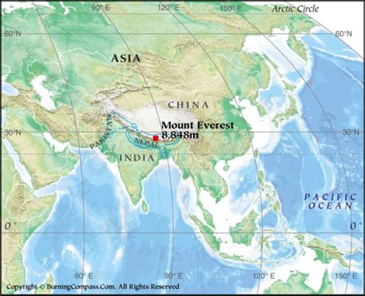 Where is Mount Usborne and Mount adam?