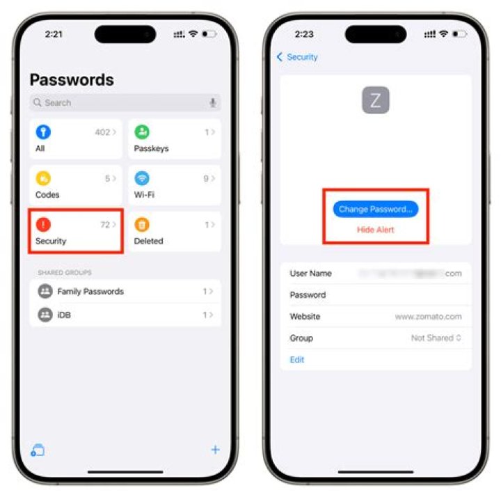 Where is my Gmail password stored on my iPhone?