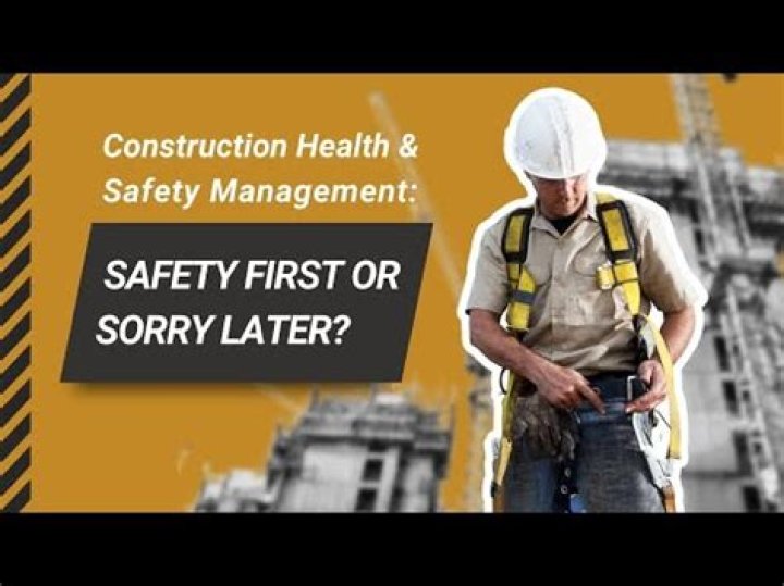 Who manages health and safety at a construction site?