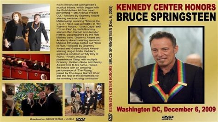 Who sang at Bruce Springsteen Kennedy Center Honors?