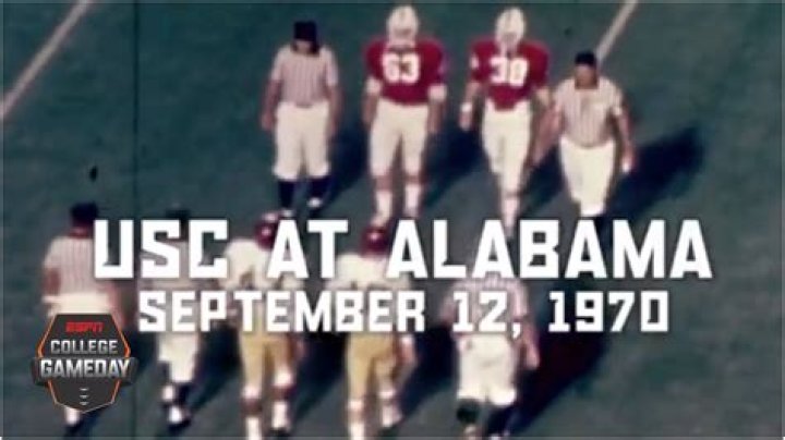 Who won the 1970 USC Alabama game?
