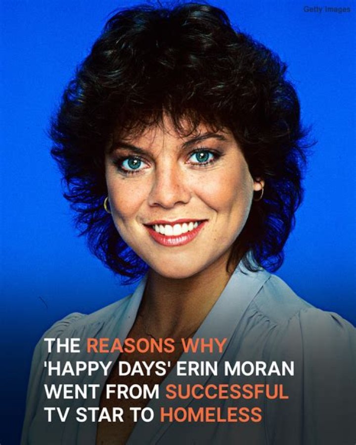 Why did Erin Moran leave Happy Days?