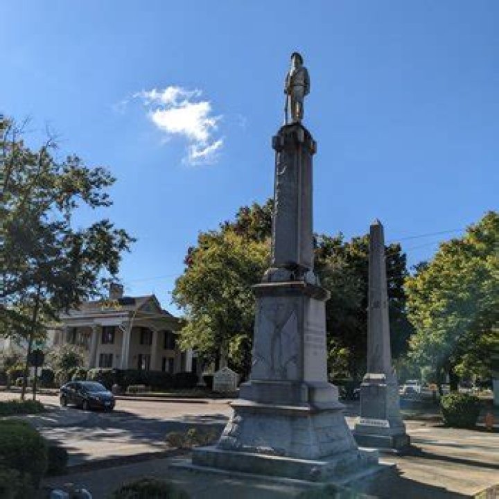Why did the Daughters of the Confederacy put up statues?