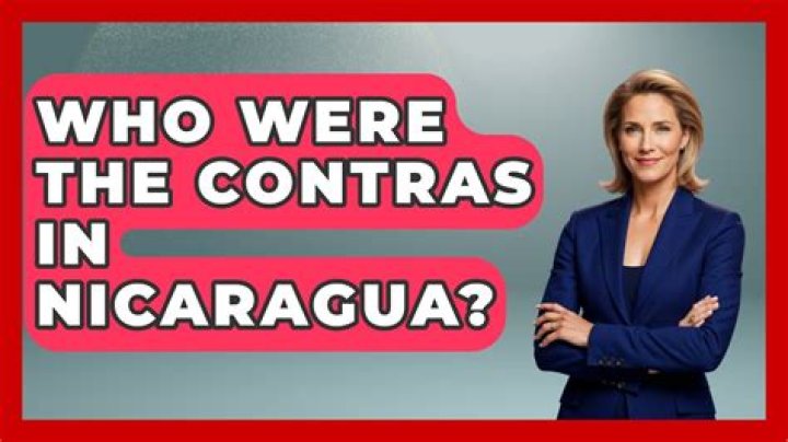 Why did the US support the Contras in Nicaragua?