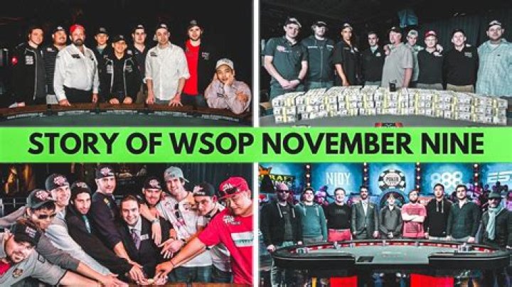 Why did WSOP stop November 9?