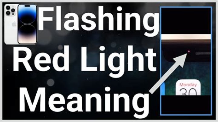 Why is there a red light on my Samsung phone?